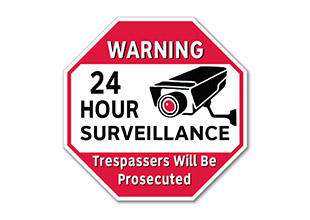 What is the Purpose of 24 Hour Surveillance Signs