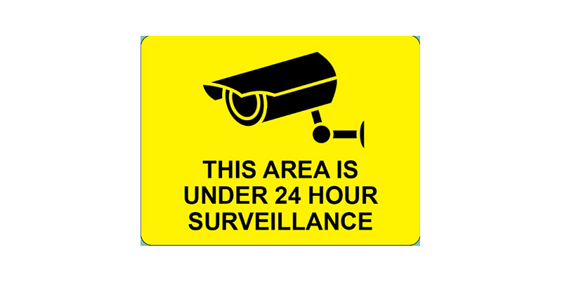 24 Hour Surveillance Signs