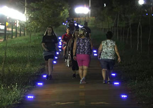 Solar Road Studs Used in Parks