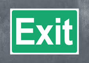 What is the meaning of Exit Sign
