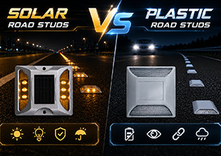 Solar Road Studs VS Plastic Road Studs