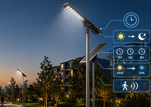 How to Setting Solar street light time mode