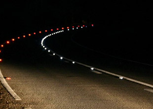 Solar Road Studs with Wireless Control