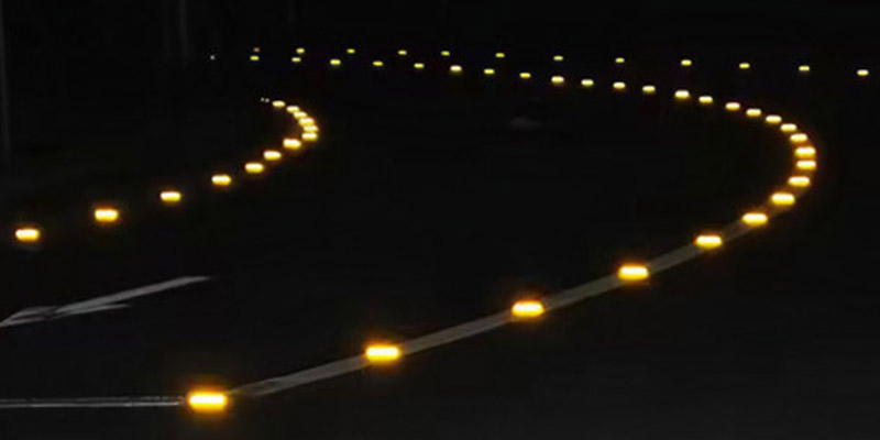 solar road studs