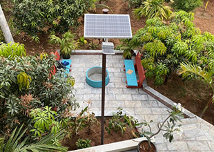 Solar Street Lights installed in Private Yards