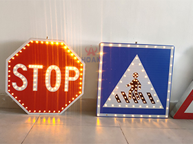 solar led traffic signs for usa